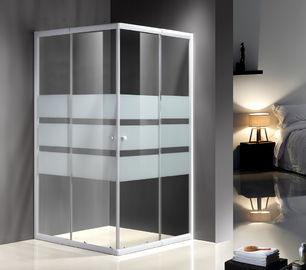 سيرجرافي زجاج سيور الاستحمام مع 10Cm قابل للتعديل / أبيض رسمت الشخصية