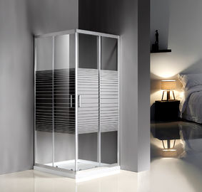 حاويات دش زجاجية مطلية باللون الرمادي 900 × 900 للغرف النموذجية / السوبر ماركت