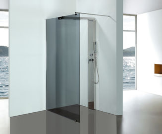 مرفقات الاستحمام حمام زجاجي رمادي مع ألواح عمود الدش الفولاذ المقاوم للصدأ